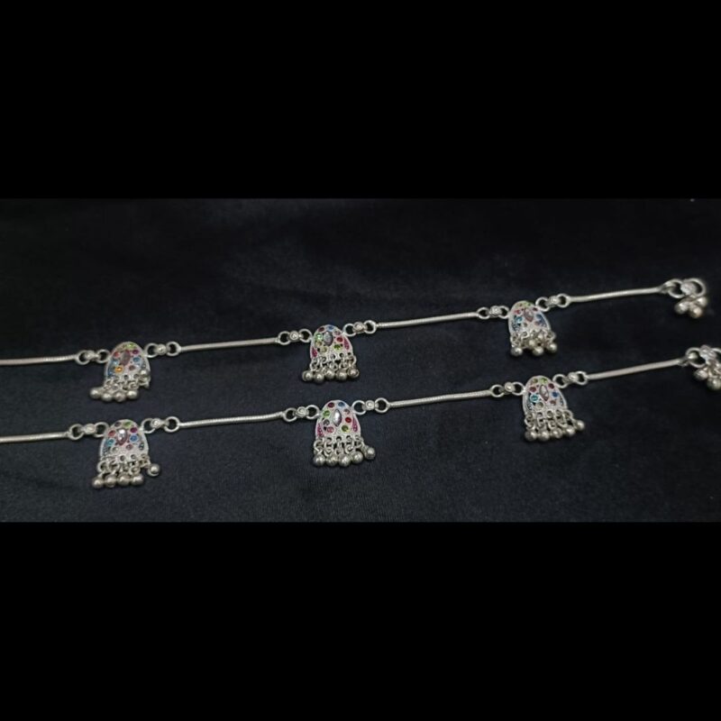 36.7g Sterling Silver Bead Anklet – Subtle Sparkle for Effortless Style - Image 5