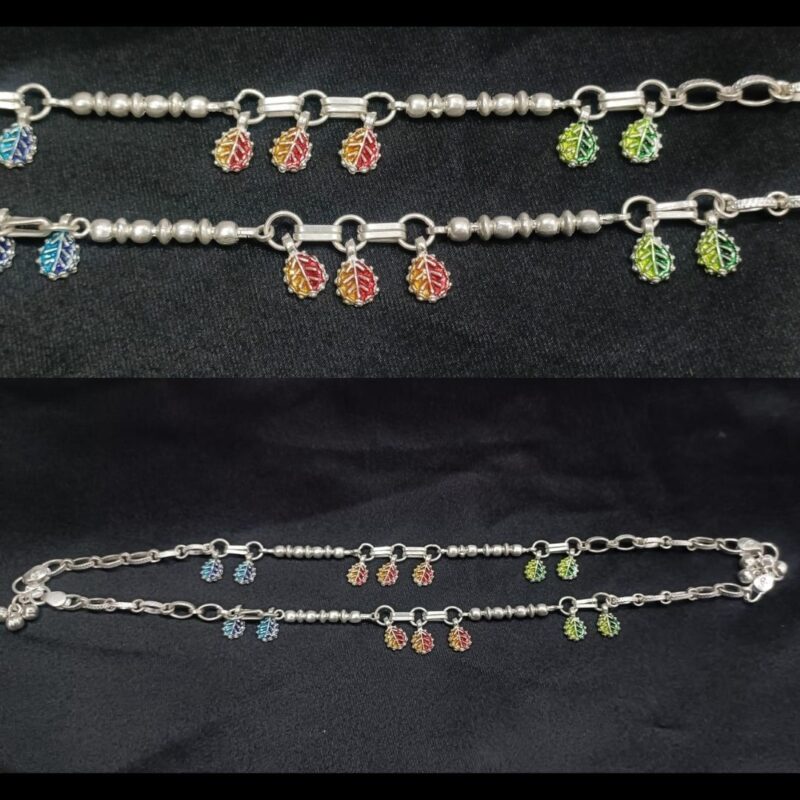 Simple & Sophisticated 42.2g Silver Anklet – Adjustable & Lightweight - Image 3