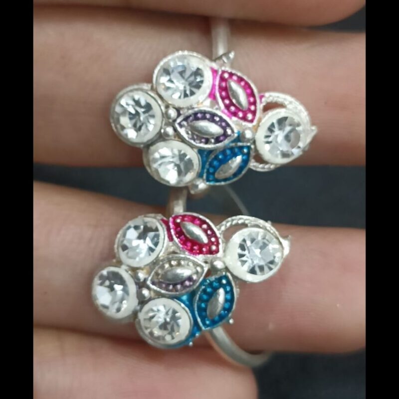 Silver toe ring