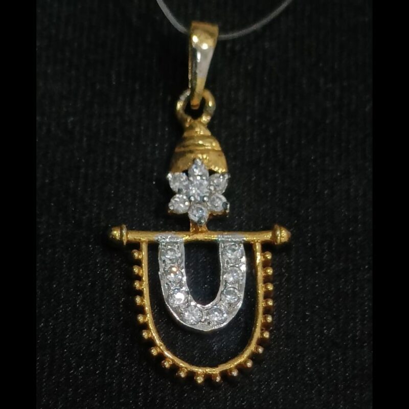 Elegant One Gram Gold-Plated Pendant - Image 3