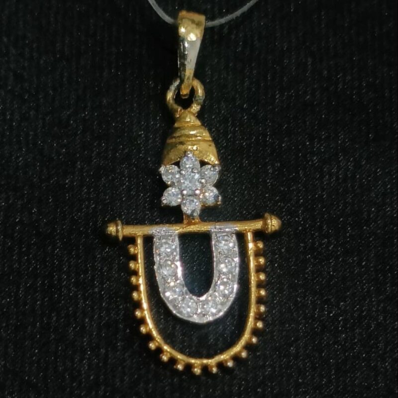 Elegant One Gram Gold-Plated Pendant - Image 2