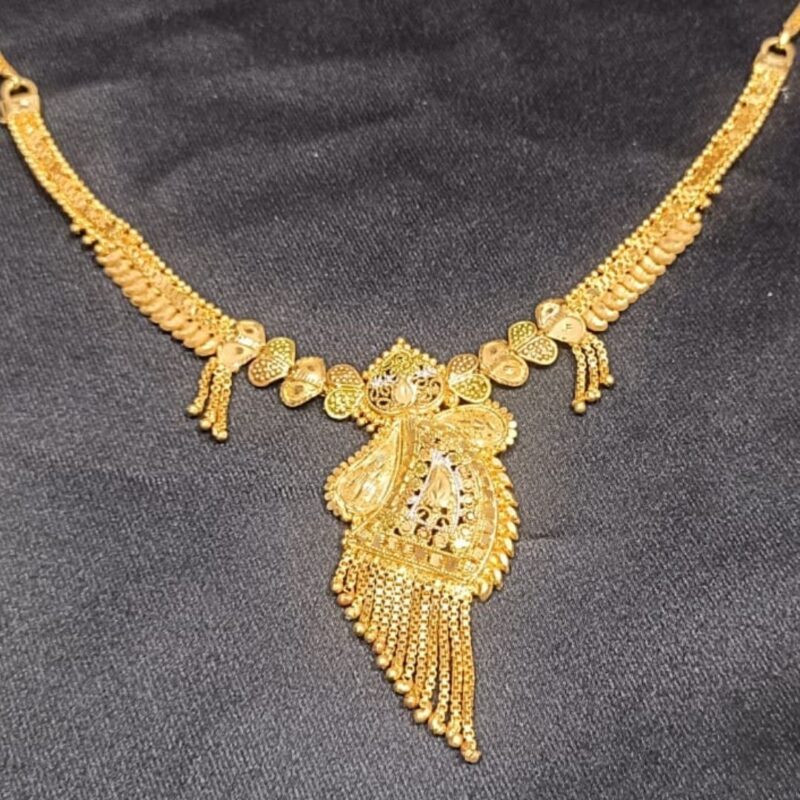 Sophisticated One Gram Gold-Plated Necklace - Image 5