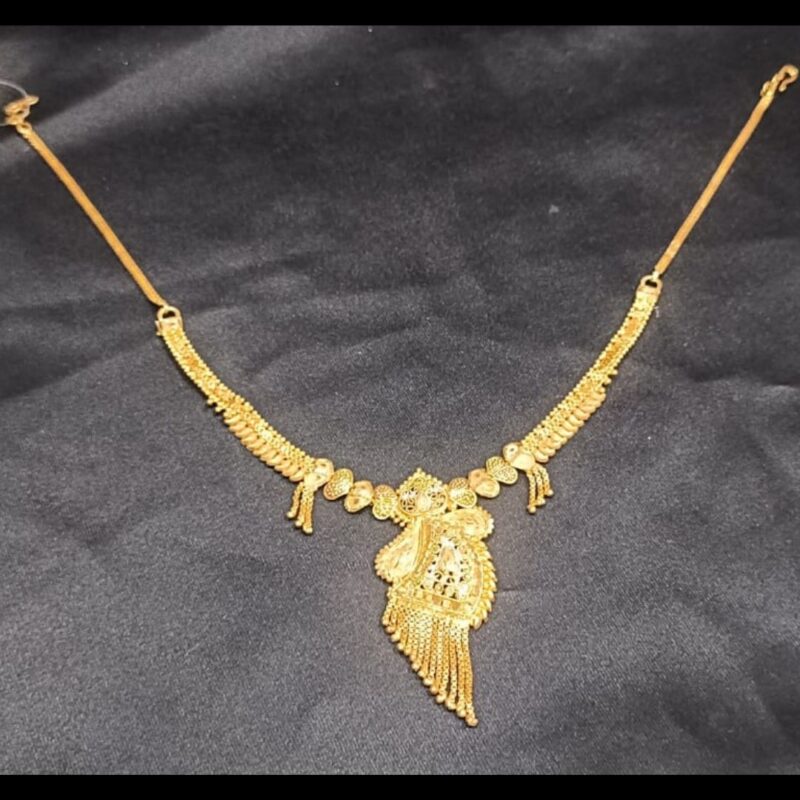 Sophisticated One Gram Gold-Plated Necklace - Image 4