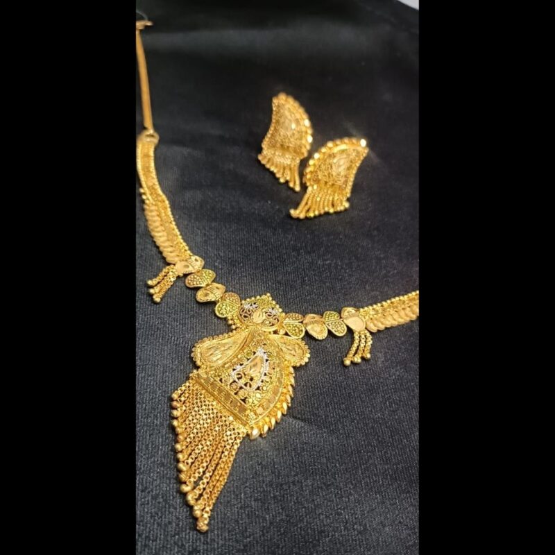 Sophisticated One Gram Gold-Plated Necklace - Image 2