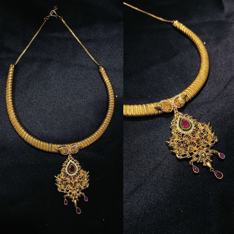 Trendy Minimalist Gold-Plated Necklace for Women – Dainty Layered Chain with Pendant - Image 5
