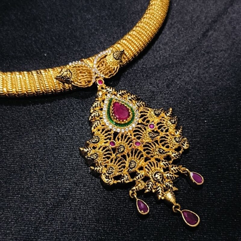 Trendy Minimalist Gold-Plated Necklace for Women – Dainty Layered Chain with Pendant - Image 2