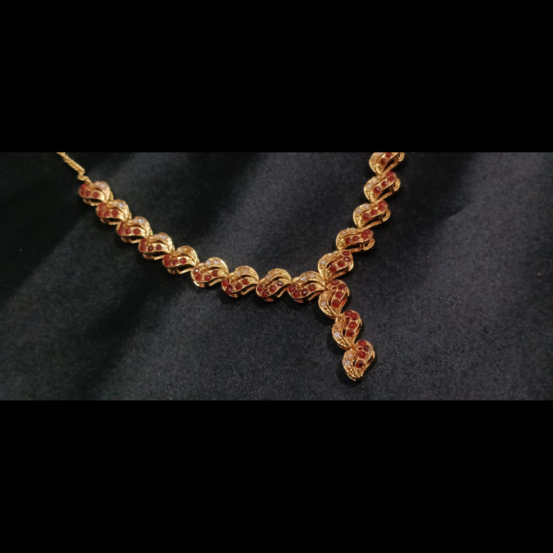 Elegant Necklace for Women – Trendy Gold/Silver Plated Statement Jewelry with Stunning Gemstone Charm - Image 3