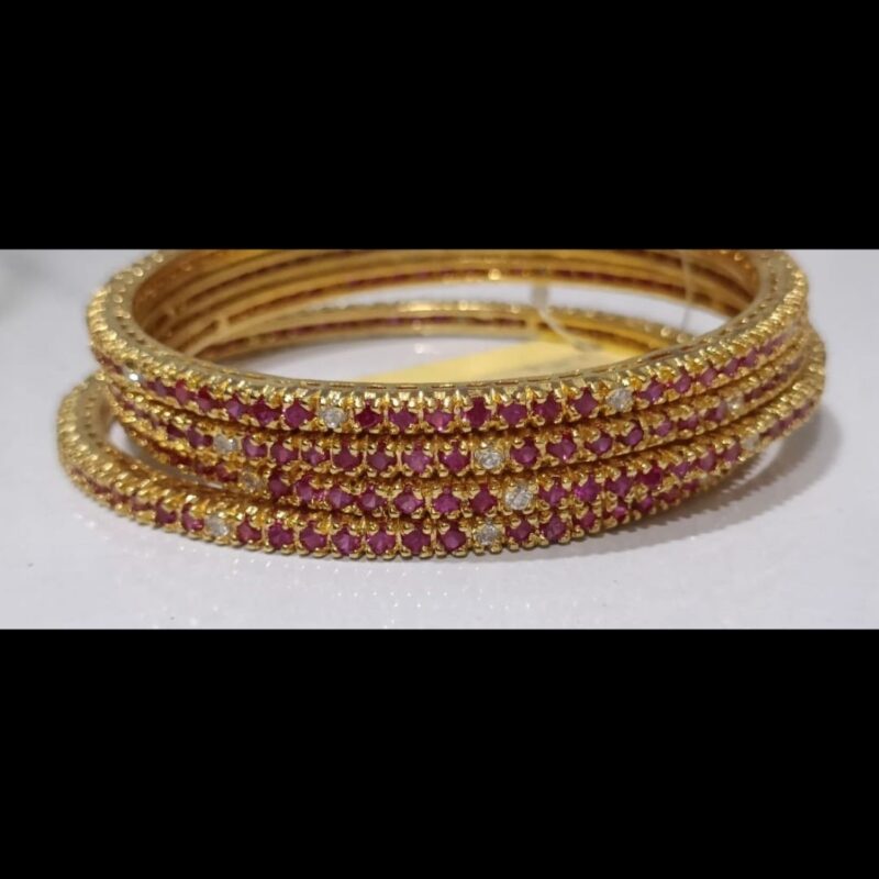 Bridal & Party Wear Gold Plated Bangles – Shine Like Royalty! - Image 4