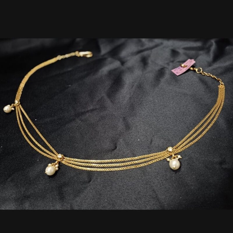 1 Gram Gold Plated Waist Chain for Women – Elegant & Trendy Belly Chain Jewelry with Adjustable Design