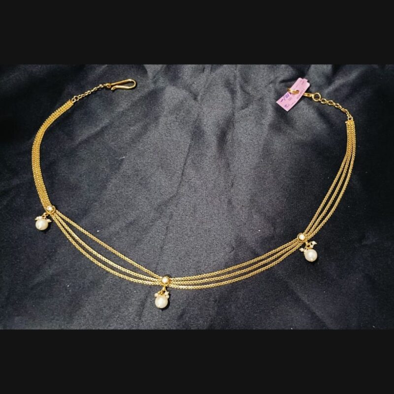 1 Gram Gold Plated Waist Chain for Women – Elegant & Trendy Belly Chain Jewelry with Adjustable Design - Image 4