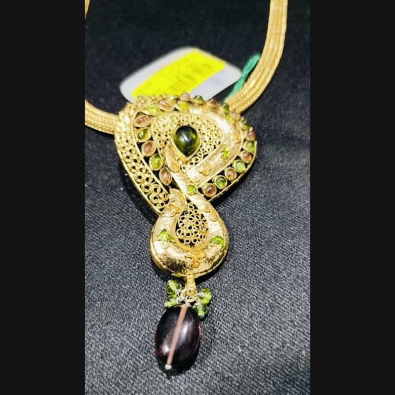 Rose Gold Plated Floral Pendant Necklace for Women – Dainty & Romantic Jewelry Gift - Image 2