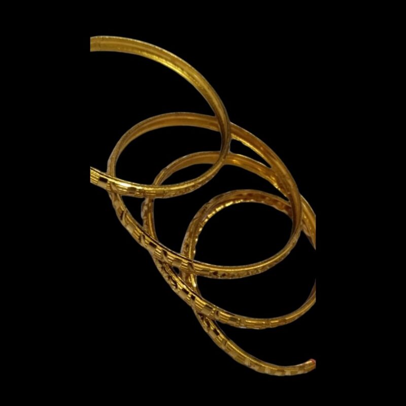 1 Gram Gold Plated Bangles – Elegant & Affordable Fashion Jewelry - Image 4