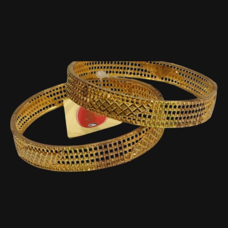 1 Gram Gold Plated Simple Bangles – Elegant & Lightweight Everyday Wear - Image 6