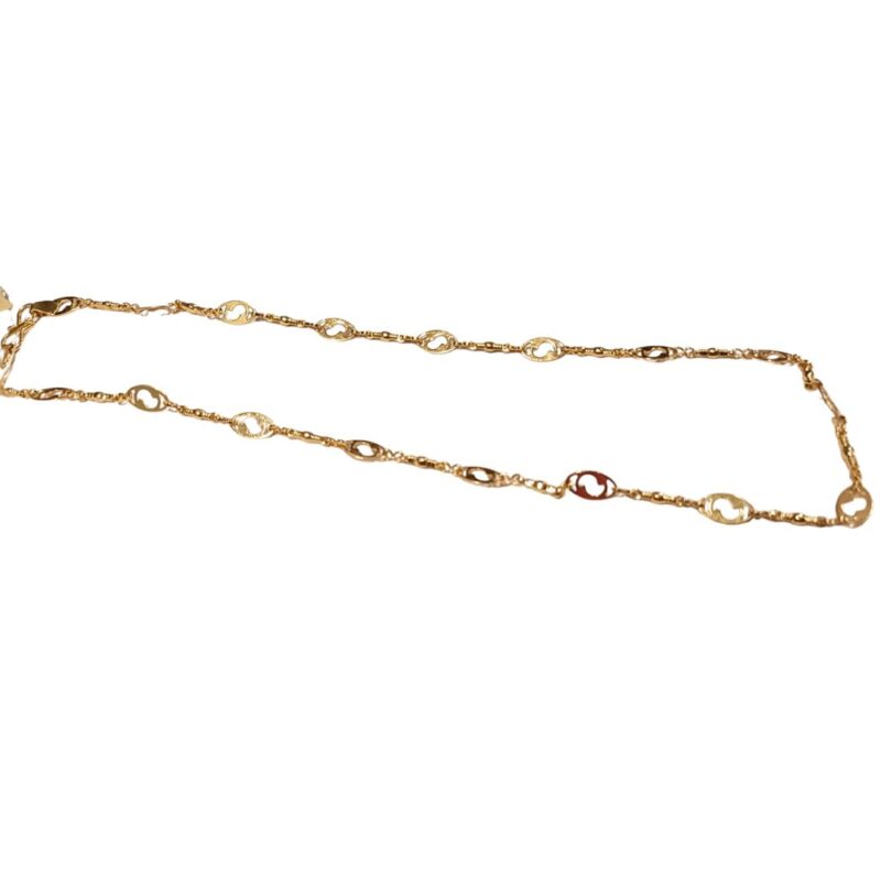 1 Gram Gold Plated Chain – Premium Electroplated Necklace for Men & Women