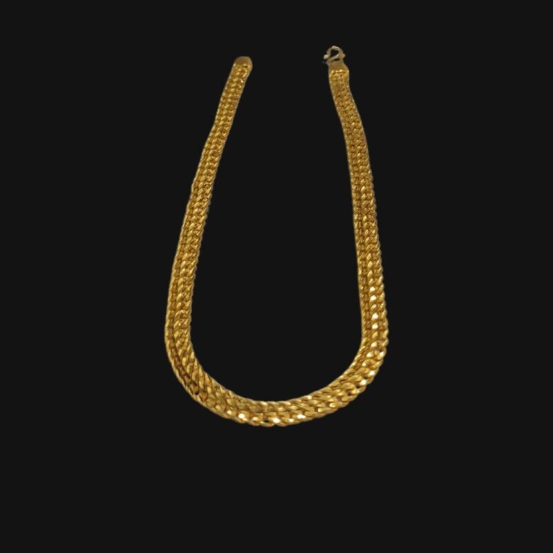 Men’s Heavy-Duty Cuban Link Chain – 10MM Thick Gold/Silver Plated Hip-Hop Necklace