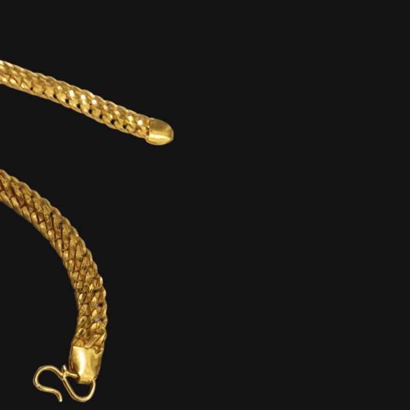 Men’s Heavy-Duty Cuban Link Chain – 10MM Thick Gold/Silver Plated Hip-Hop Necklace - Image 2