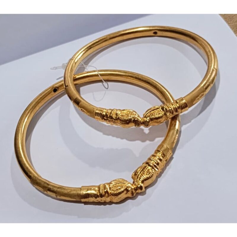 1 Gram Gold Plated Bangles for Women – Elegant & Lightweight - Image 3