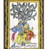 Eternal Melody: Radha and Krishna in Tashar Pattachitra