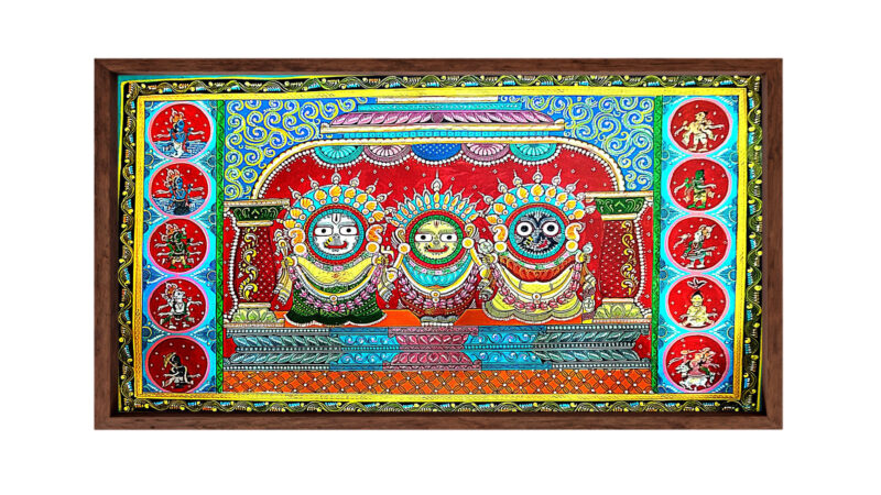 Lord Jagannath in Pattachitra