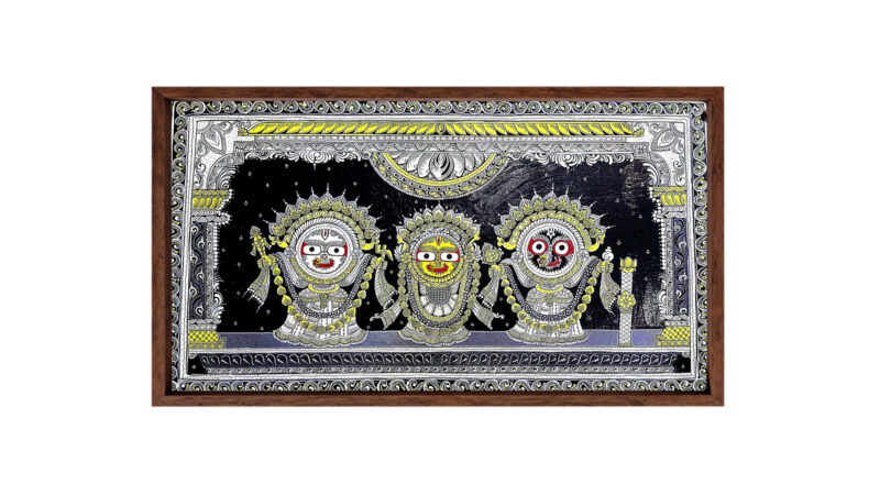 Divine Radiance: Lord Jagannath in Pattachitra