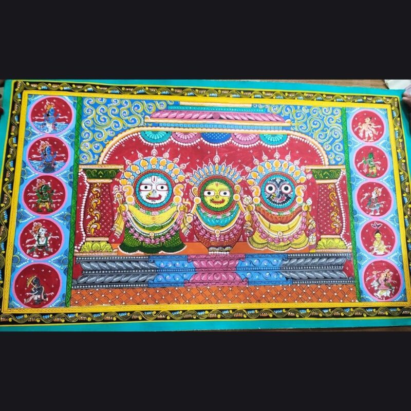 Lord Jagannath in Pattachitra - Image 2