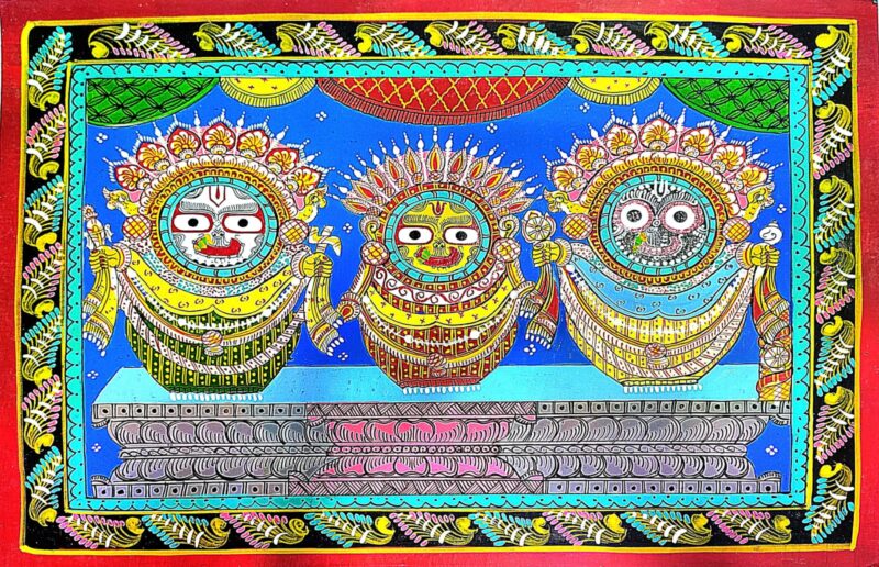 Divine Narratives: The Sacred Art of Jagannath Patachitra - Image 3