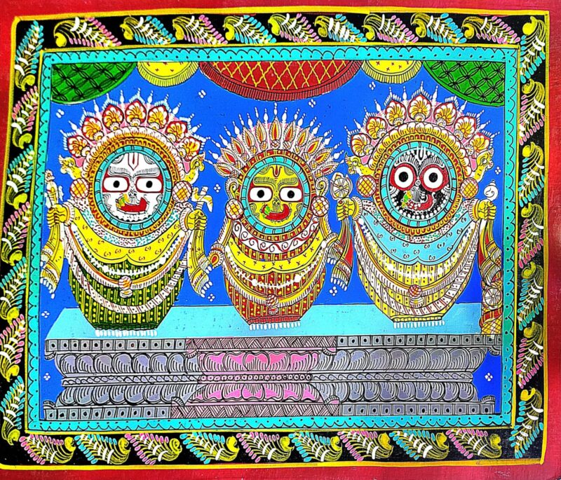 Divine Narratives: The Sacred Art of Jagannath Patachitra - Image 4