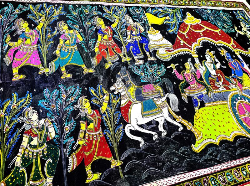 Divine Love: Radha Krishna’s Ras Leela with the Gopis - Image 2