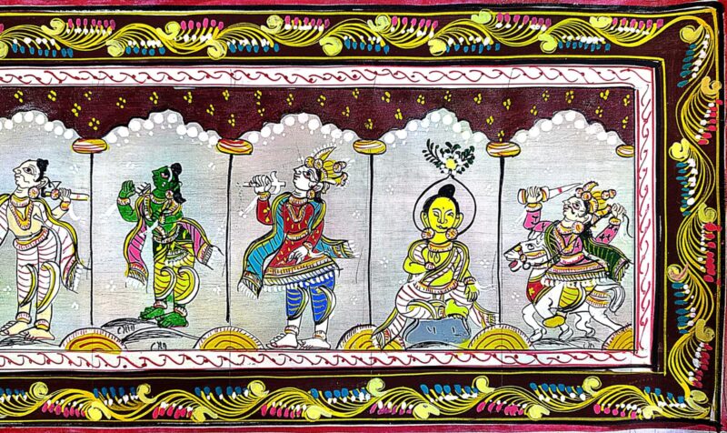 Divine Incarnations: The Dashavatara of Vishnu in Pattachitra - Image 5