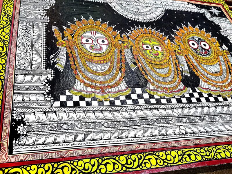 Divine Trio: Jagannath, Balabhadra & Subhadra - Image 3