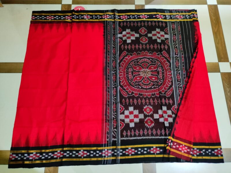 Pasapali Handloom Cotton Saree with Matching Blouse Piece