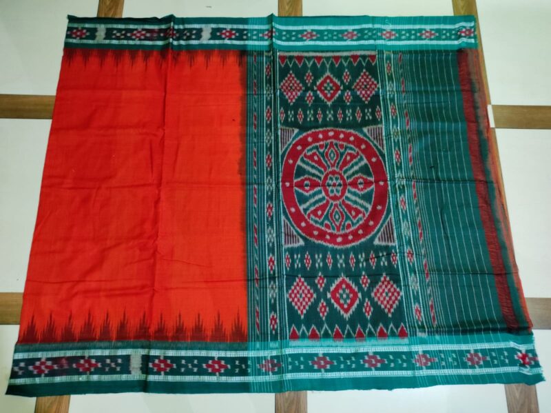 Pasapalli Handloom Cotton Saree with Matching Blouse Piece