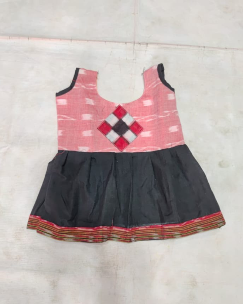 Little Traditions – Sambalpuri Print Frock for Girls