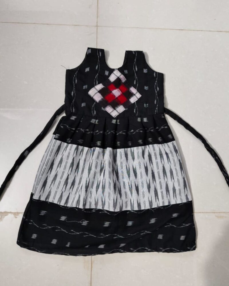 Little Traditions – Sambalpuri Print Frock for Girls