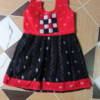 Tradition with a Twirl – Sambalpuri Print Frock for Girls