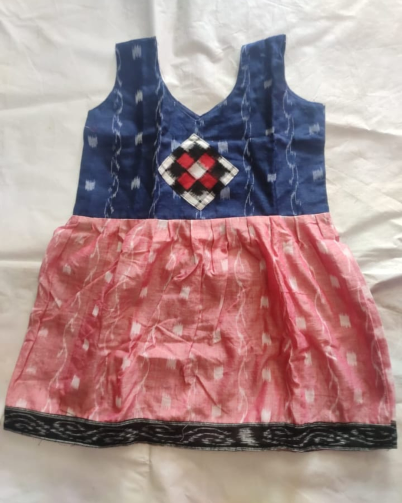 Little Traditions – Sambalpuri Print Frocks for Girls