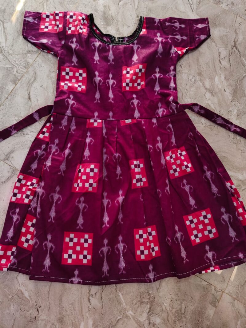 Soft Grace –Baby girl printed Cotton Frock