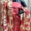Elegant Heritage – Pure handloom tussar silk traditional Decent Suit Piece for Women