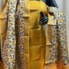 Elegant Heritage – Pure handloom tussar silk traditional Decent Suit Piece for Women