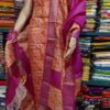 Elegant Heritage – Pure handloom tussar silk traditional Decent Suit Piece for Women
