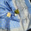 Royal Weave – 100% Pure Tussar Silk Saree with Alfi Buti and Designer Blouse