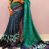 Handcrafted Sambalpuri Cotton Patchwork Saree with Blouse Piece – Traditional Elegance in Vibrant Hues