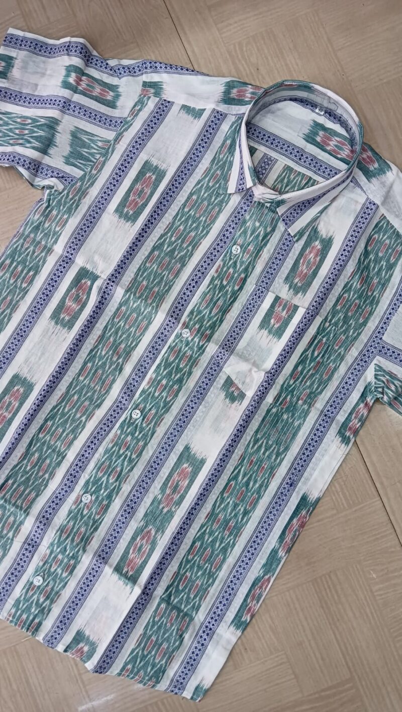 Sambalpuri Chic: Premium Handwoven Shirts – Wear Art, Embrace Tradition!