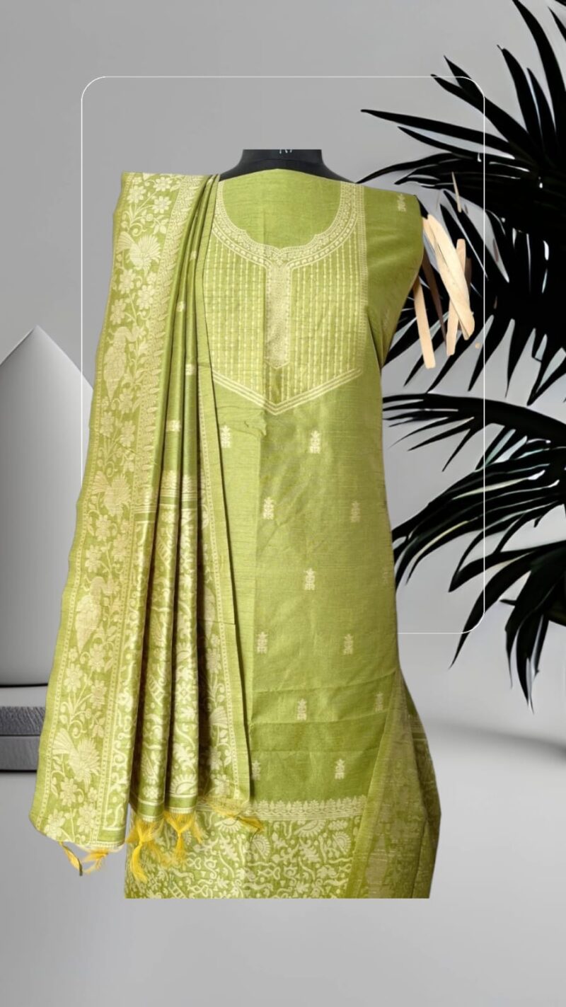 Handwoven Semi-Raw Silk Tribal Art