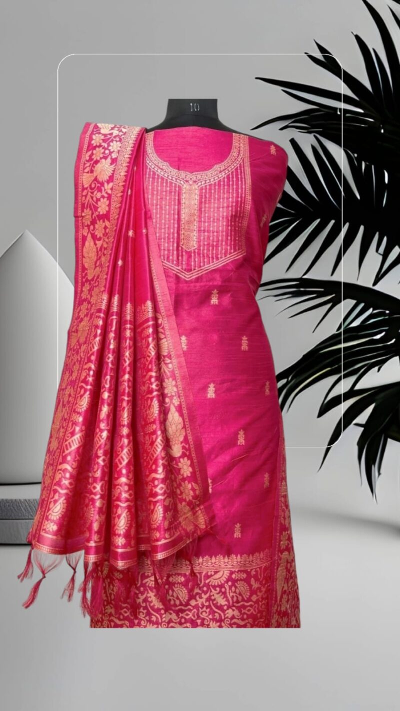 Handwoven Chhattisgarh Tribal Art 3-Piece Suit