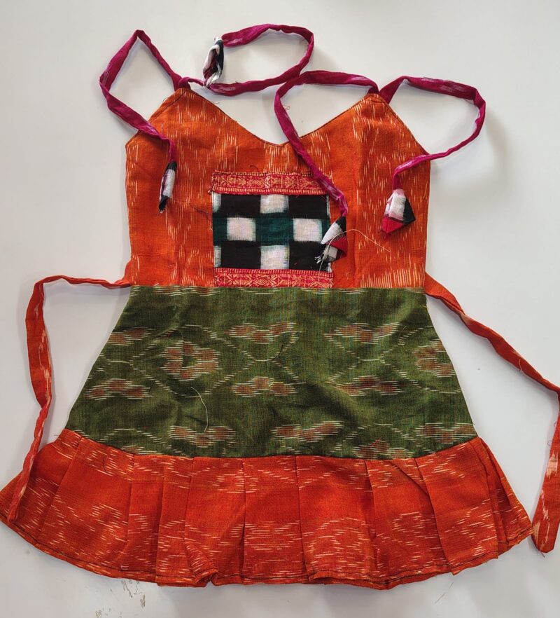 Adorable Sambalpuri Cotton Frock for Kids – Traditional & Comfortable Ethnic Wear