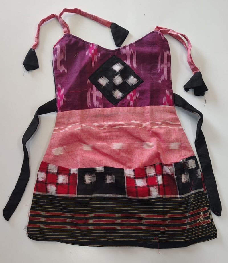 Sambalpuri Printed Frock for Girls – Traditional Charm Meets Playful Style