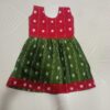 Vibrant Elegance: Handblock Printed Sambalpuri Cotton Frock