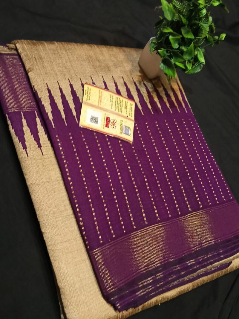 Royal Elegance Handwoven Raw Silk Saree