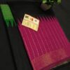 ELEGANT RAW SILK TEMPLE BORDER SAREE